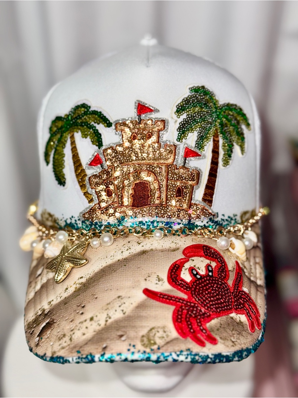 OTTO CUSTOM TRUCKER HAT LIVE AT THE BEACH!